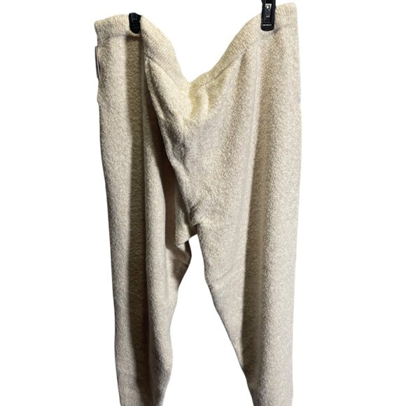 Auden Womens 3X Oatmeal Fleece Lounge Pants Relaxed Drawstring - Picture 4 of 5
